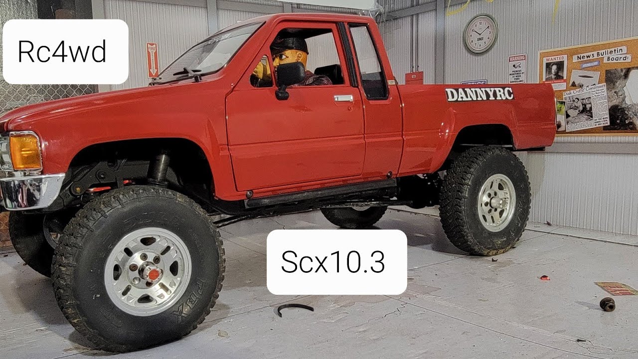 Rc4wd /Scx10.3 lwb Toyota hilux First Run