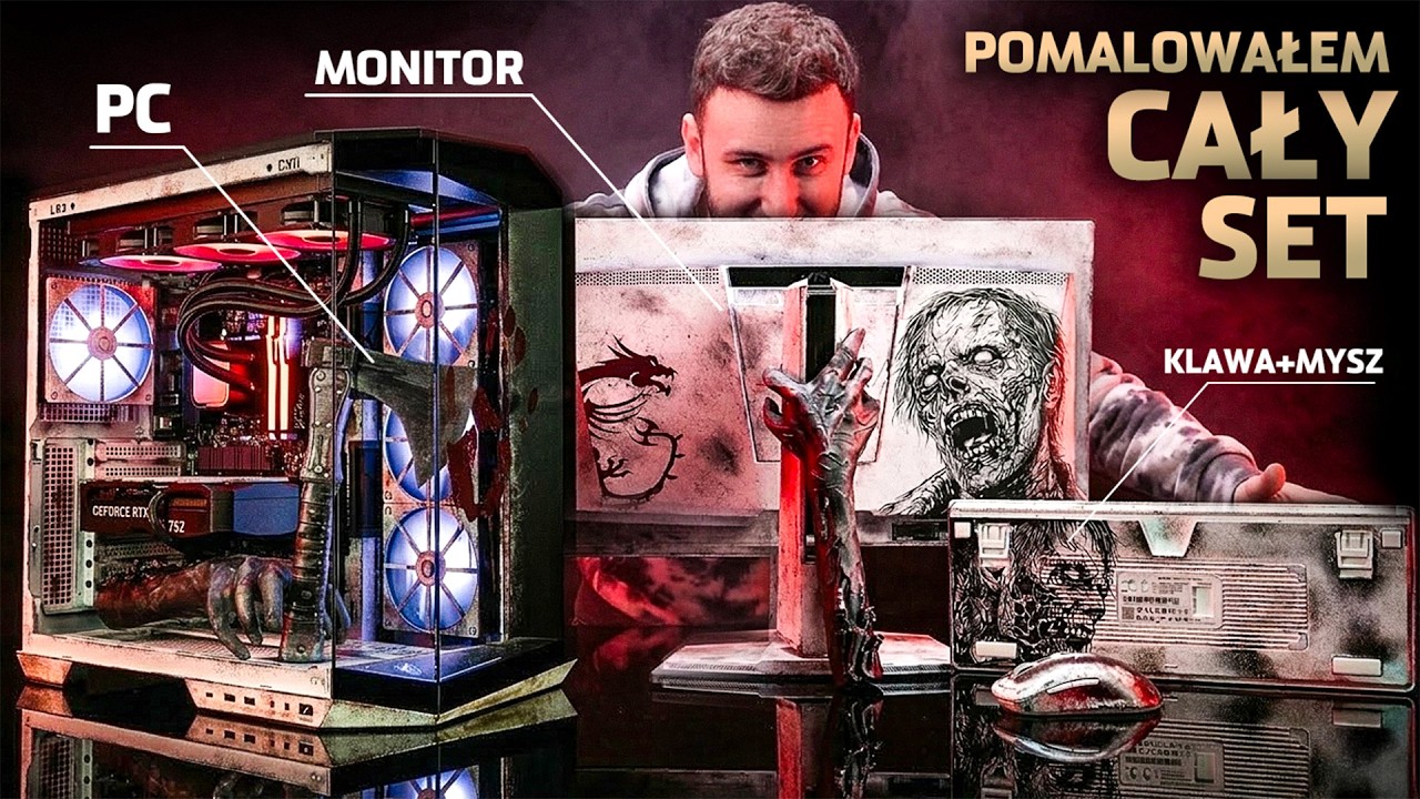 Przerobiłem GIGANTYCZNY zestaw od MSI w klimatach Resident Evil Requiem