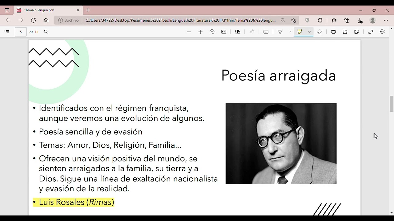Literatura 2º bachillerato. Poesía 1939-70 - Temario de la EvAU