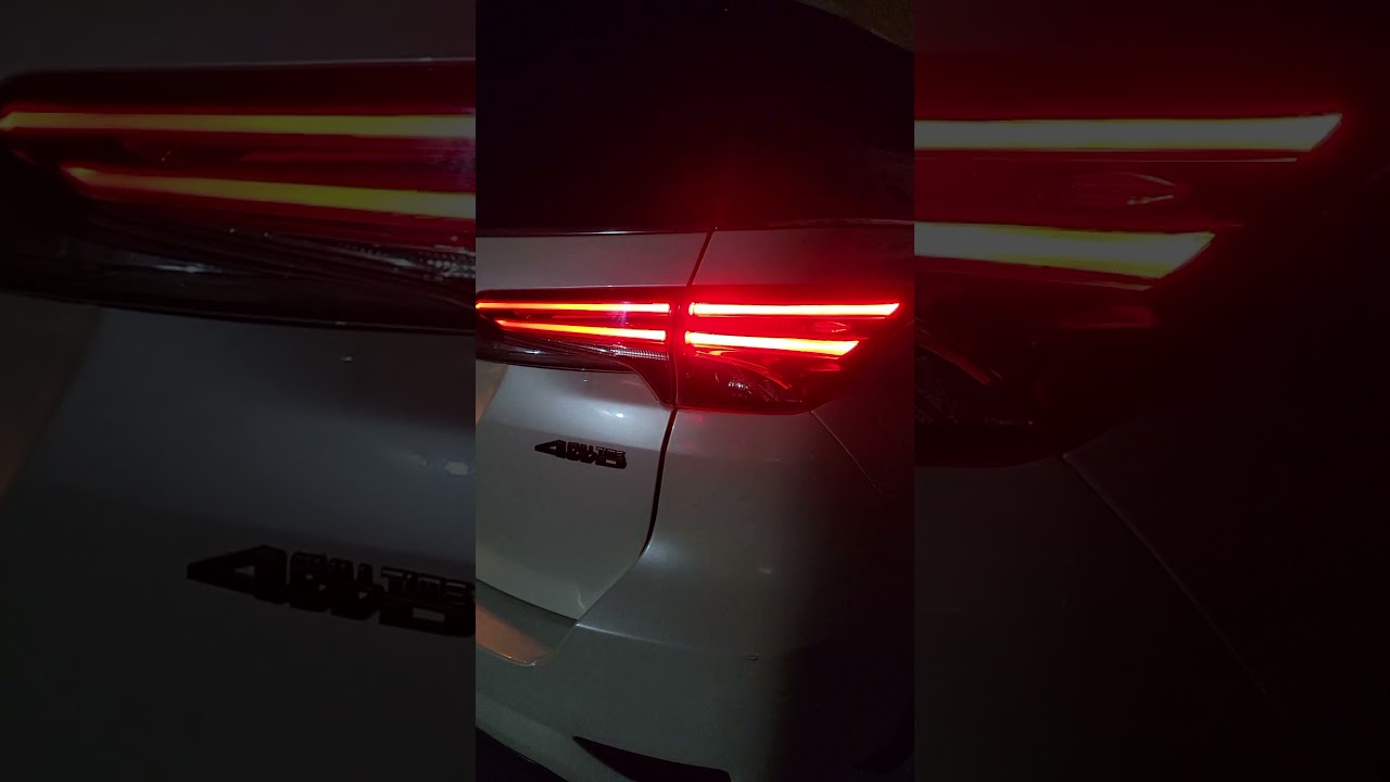 Fortuner Tail Light Upgrade: A Stunning Transformation | Tail light car fortuner. #shorts