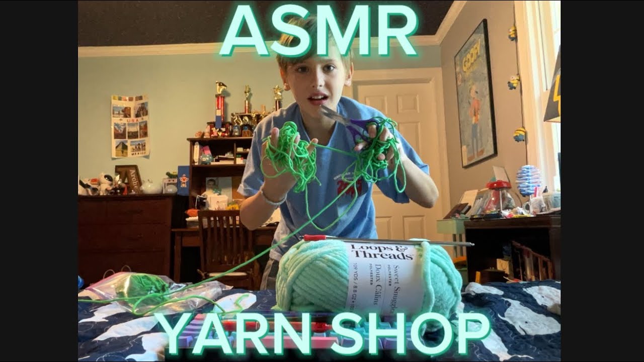 you shop in an ASMR yarn shop! #asmr #yarnshop