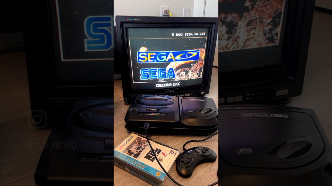 The Sega CD intro is low key FIRE! ❤️&zwj;🔥💿😎