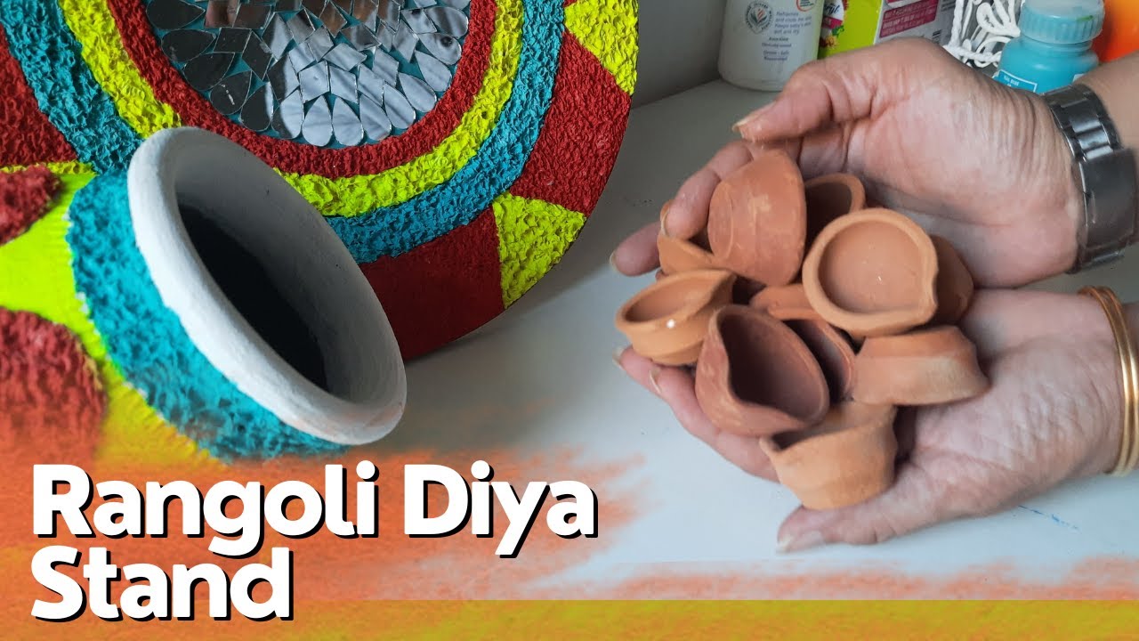 Matki और MDF Board  से  बनाए शानदार  Diya Stand For Festivals / DIY Festival Decoration Ideas