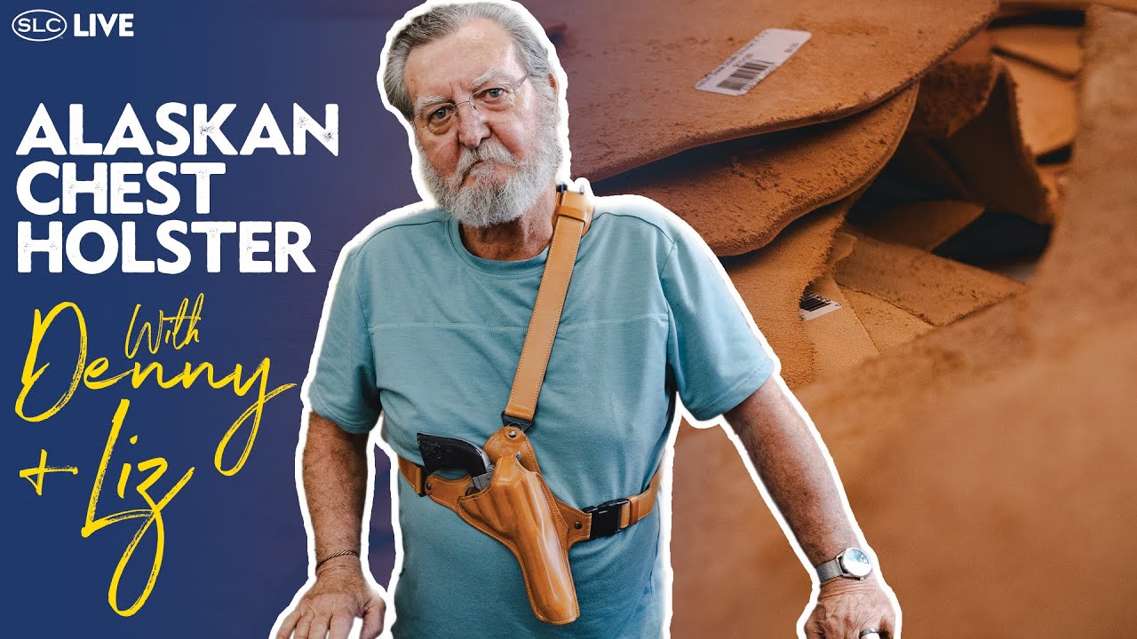 Alaskan Chest Holster with Denny + Liz