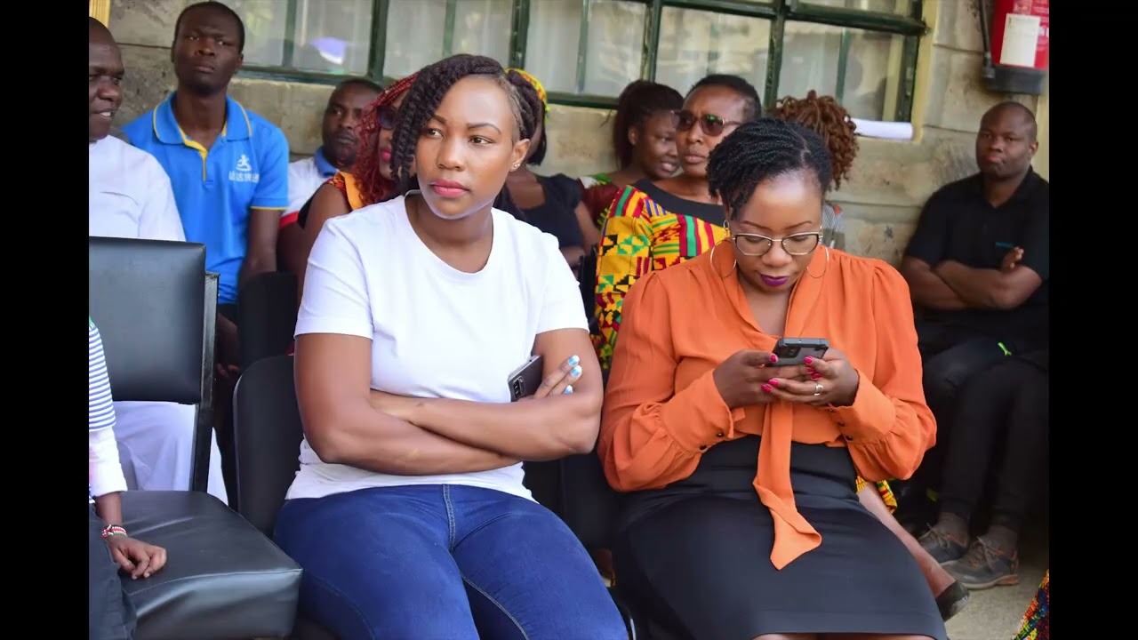 KARIOBANGI NORTH GIRLS HIGH SCHOOL FAMILY, CELEBRATING  ONE OF THEIR TEACHER RETIREMENT