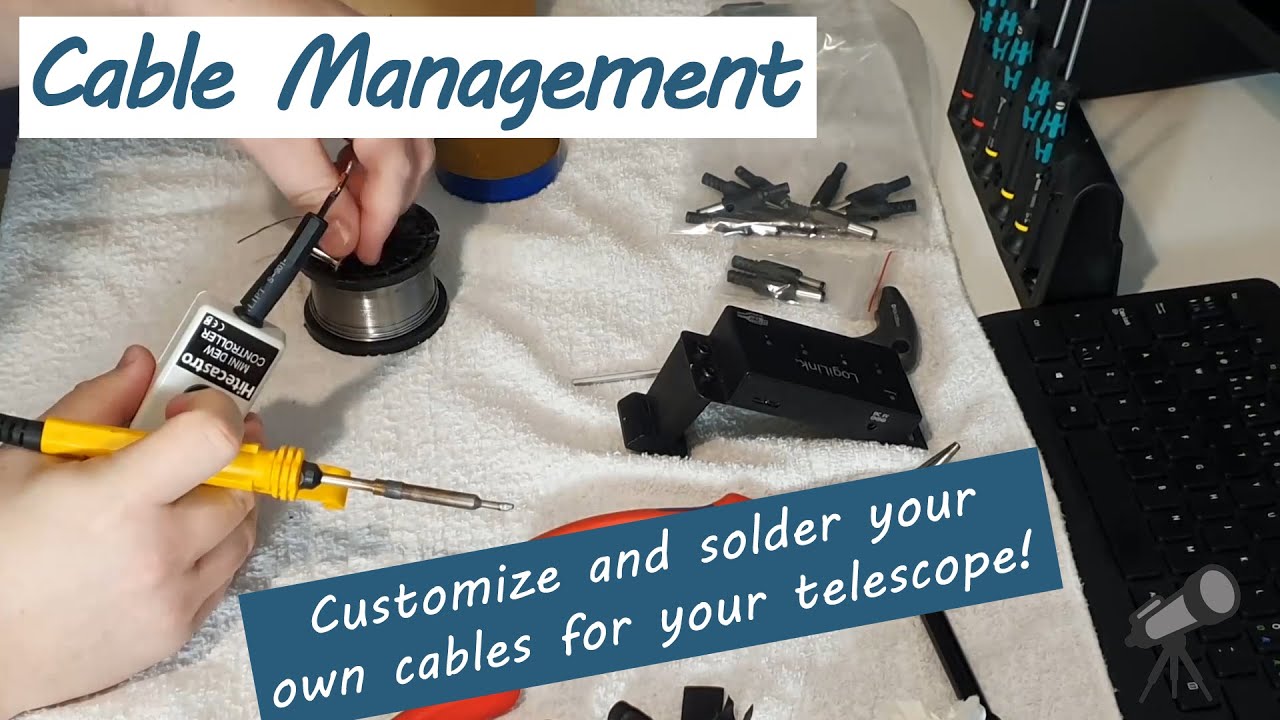 Cable Management on your telescope with customization and soldering