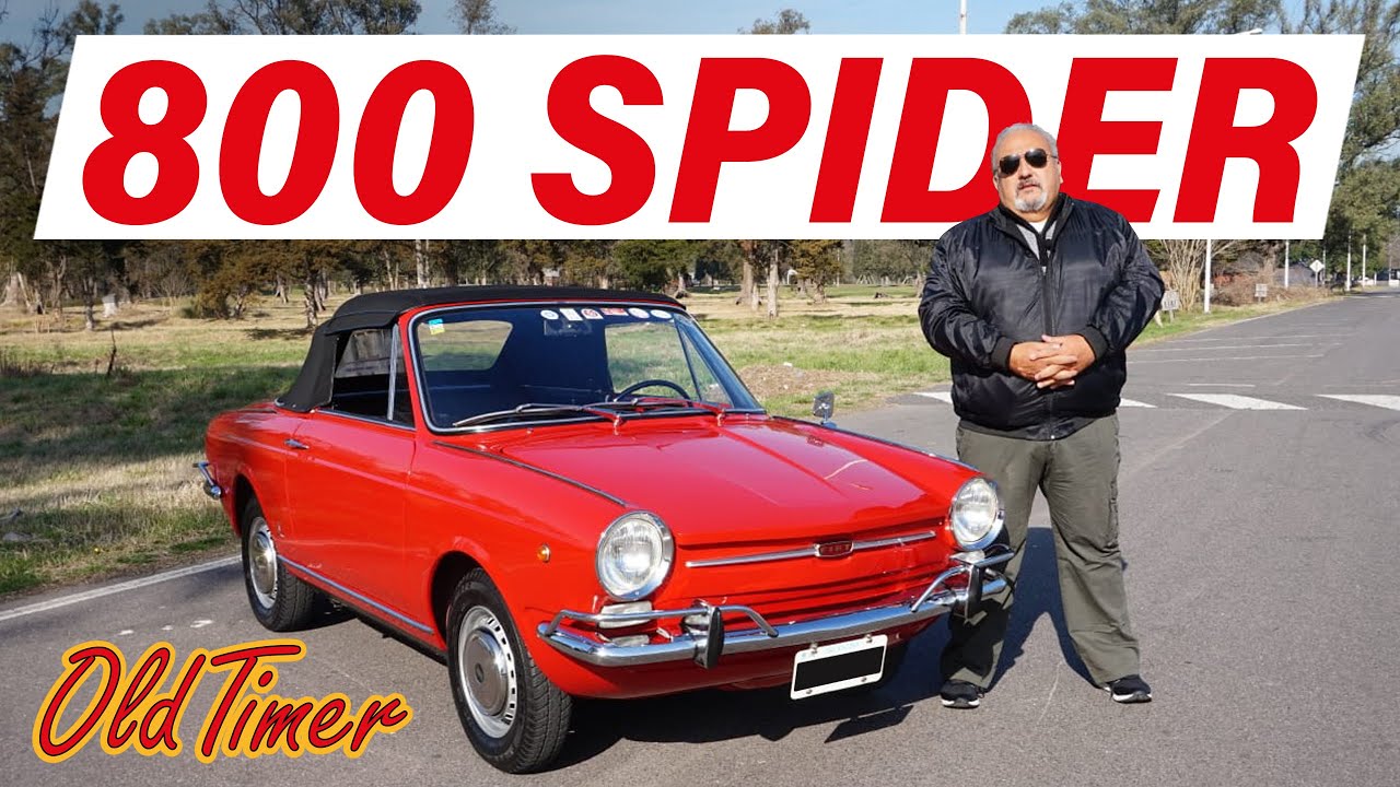 Fiat 800 Spider 1968 Carrozzeria Vignale Color Rojo 135 - Informe Completo - Oldtimer