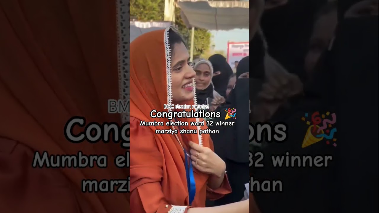 congratulations mumbra 👈&hearts;️ #ytshorts #shortsfeed #facts #reel #election #mumbai #BMC#mumbra #trend