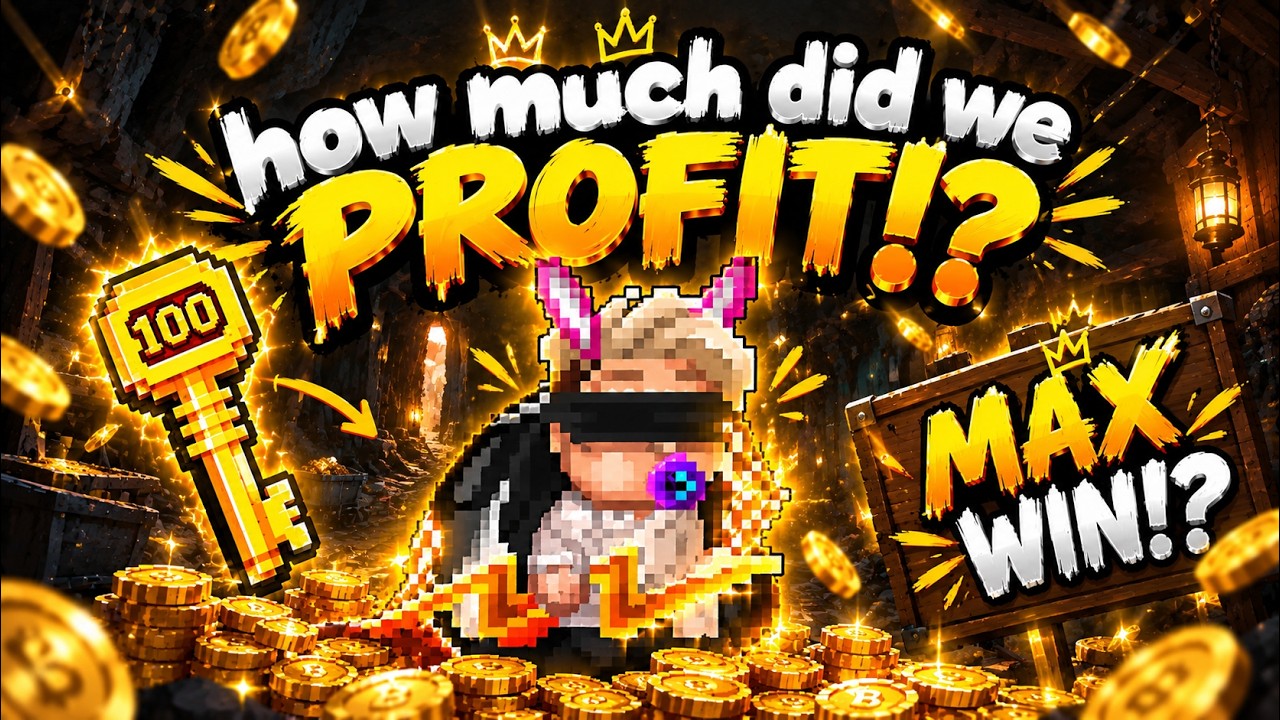 I Used 100 Golden Mining Keys&hellip; HOW MUCH DID I PROFIT?! | Pixel Worlds