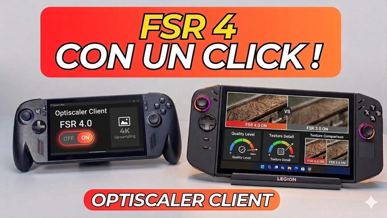 Optiscaler Client (Windows) | FSR 4 su PC Handheld con 1 CLICK!