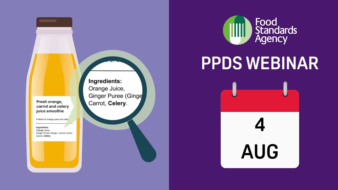 FSA's prepacked for direct sale (PPDS) food labelling webinar for UK food businesses