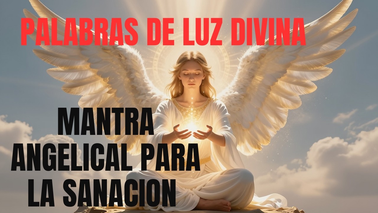 PALABRAS de LUZ DIVINA/MANTRA ANGELICAL para SANACION, ELEVAR tu VIBRACION y TRANSFORMAR tu REALIDAD