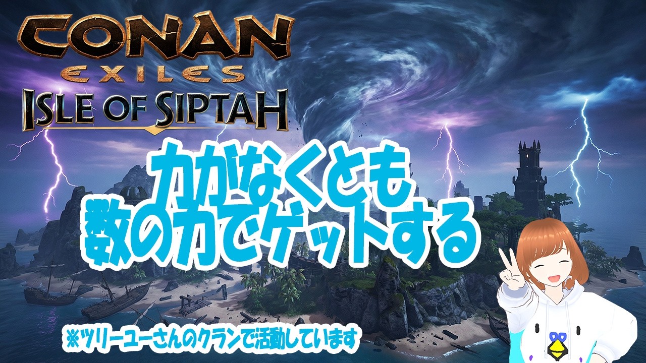力がなくとも数の力でゲットする　コナンアウトキャスト　シプター