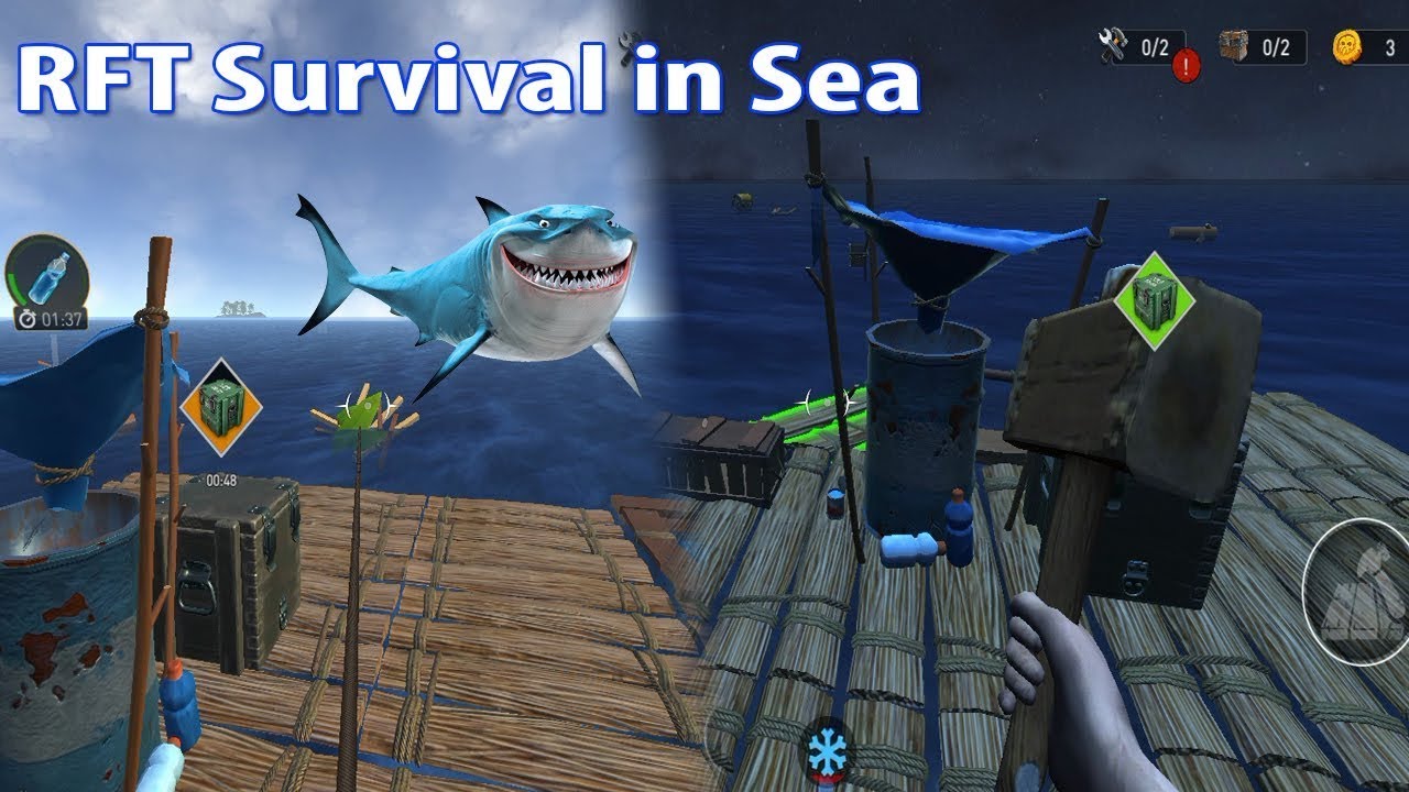 I Survived 10 Days on a SURVIVAL ISLAND on RFT GAMEPLAY I BUILT A HOUSE IN SEA JUNGLE #gameplay