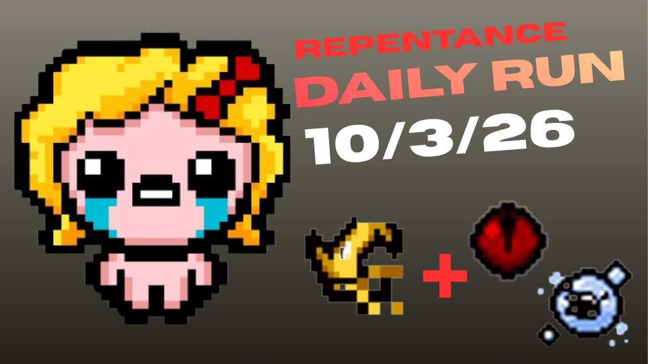 Eye of Belial está OP! | Repentance Daily Run | 10/03/2026