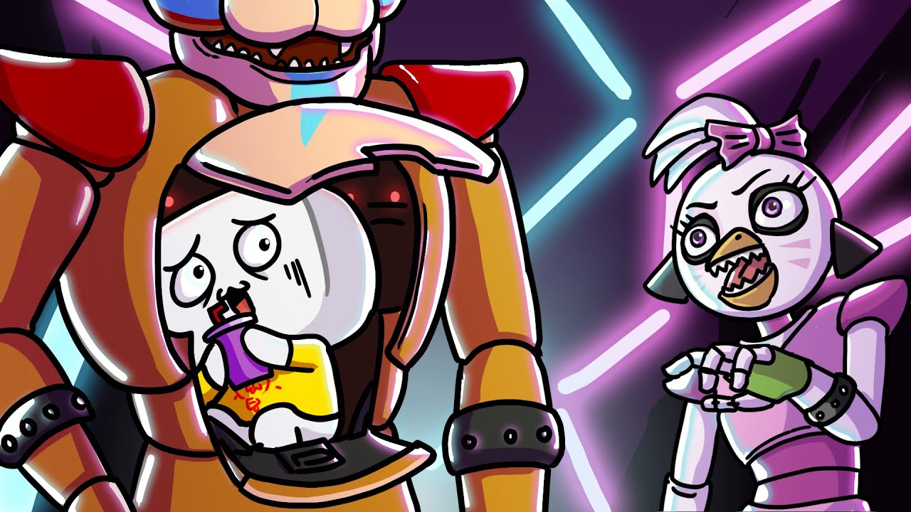 ANIMATRONICS TRYING TO KILL ME! (FNAF: Security Breach Animation)