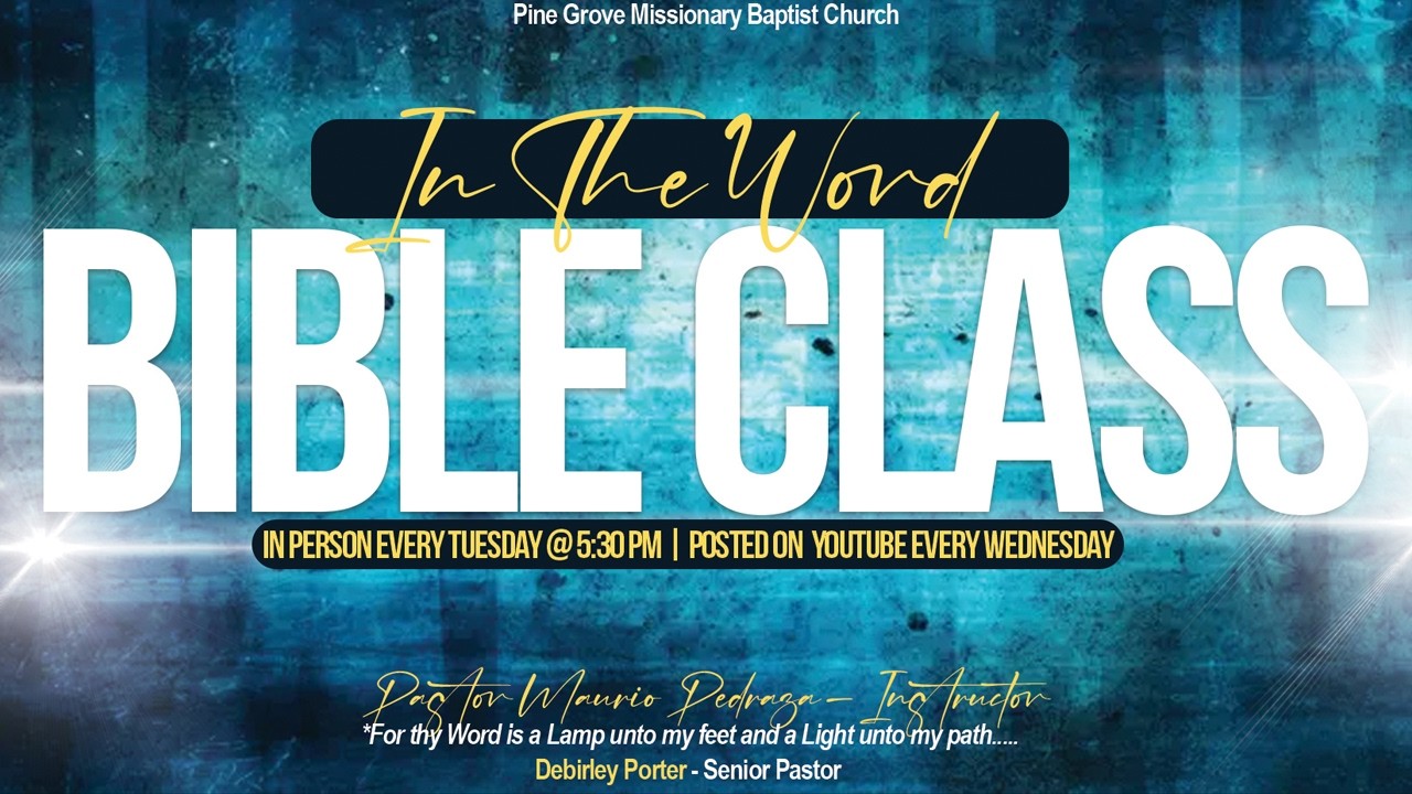 Where Do I Go From Here? | Bible Class | Pastor Maurio Pedraza 