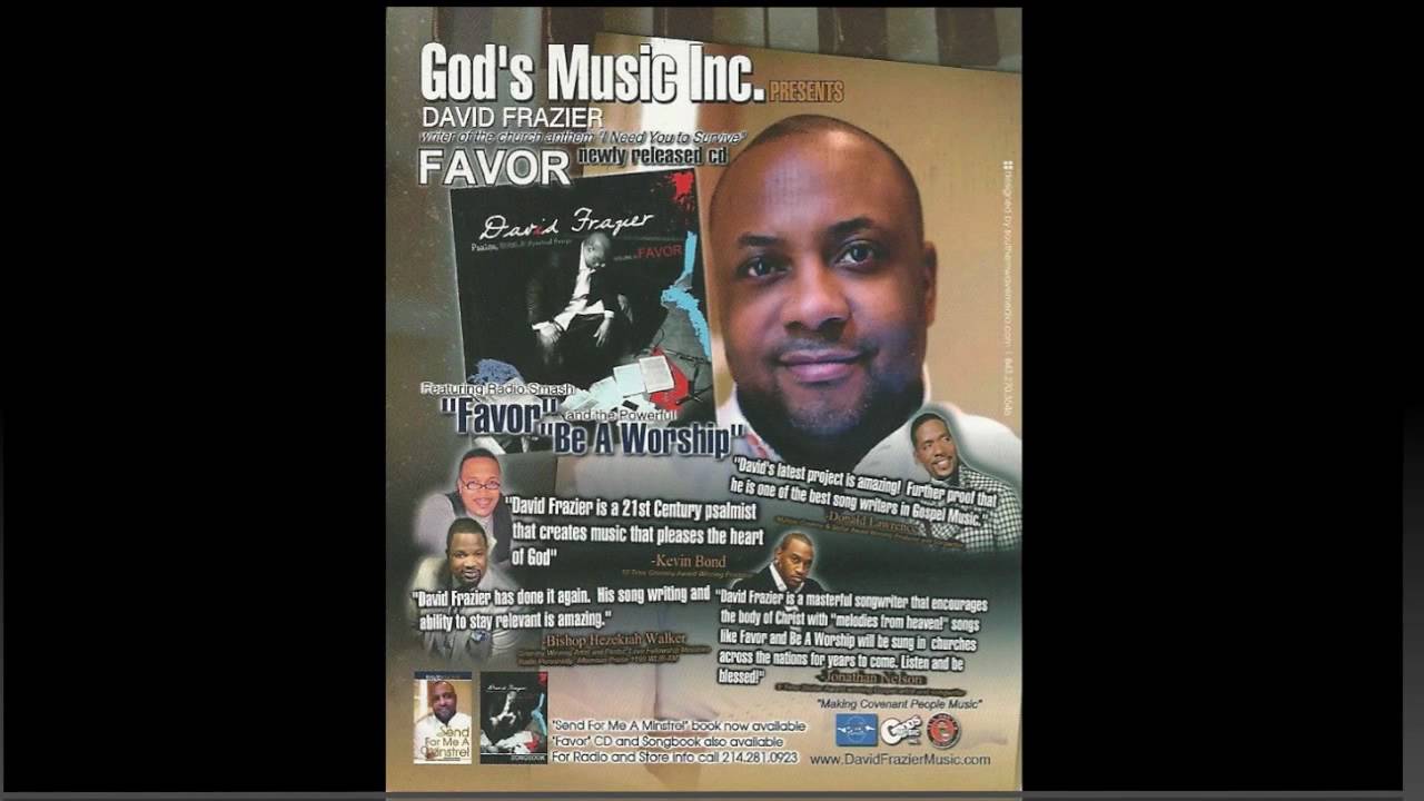 DAVID FRAZIER --FAVOR!