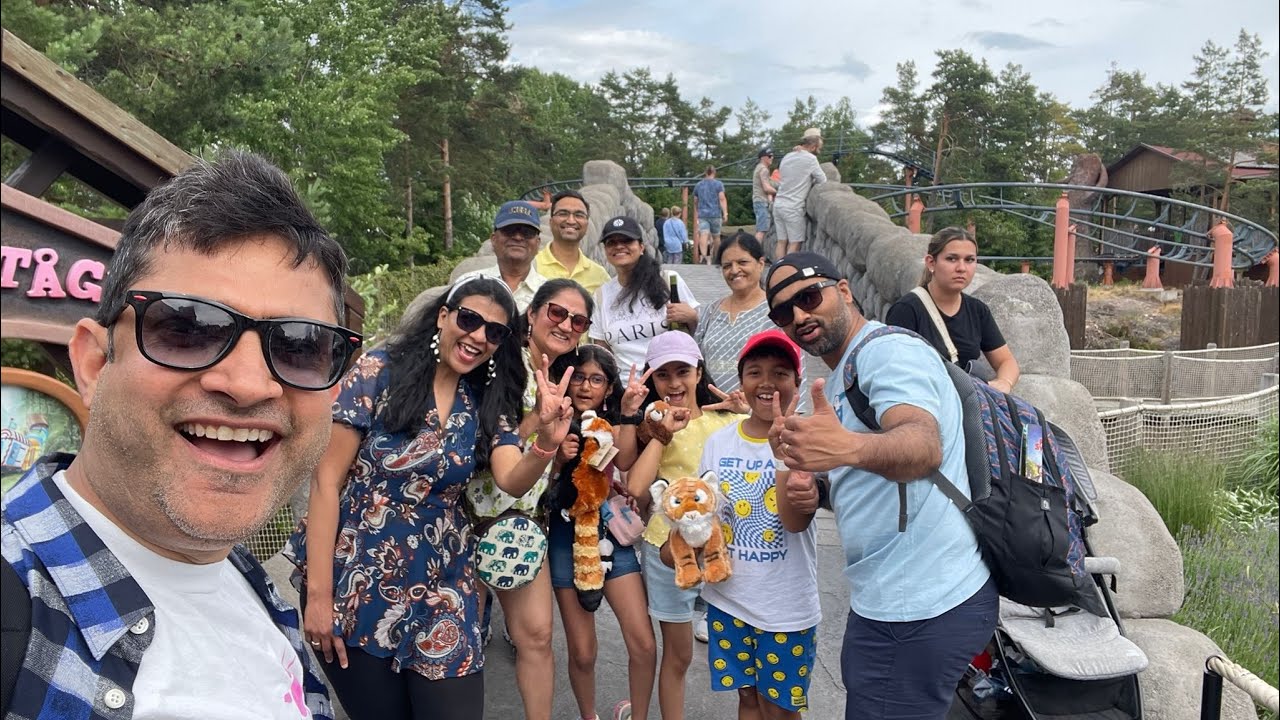 Fun Rides @ Amusement Park in Bamse World | Kolmarden Zoo, Sweden🇸🇪