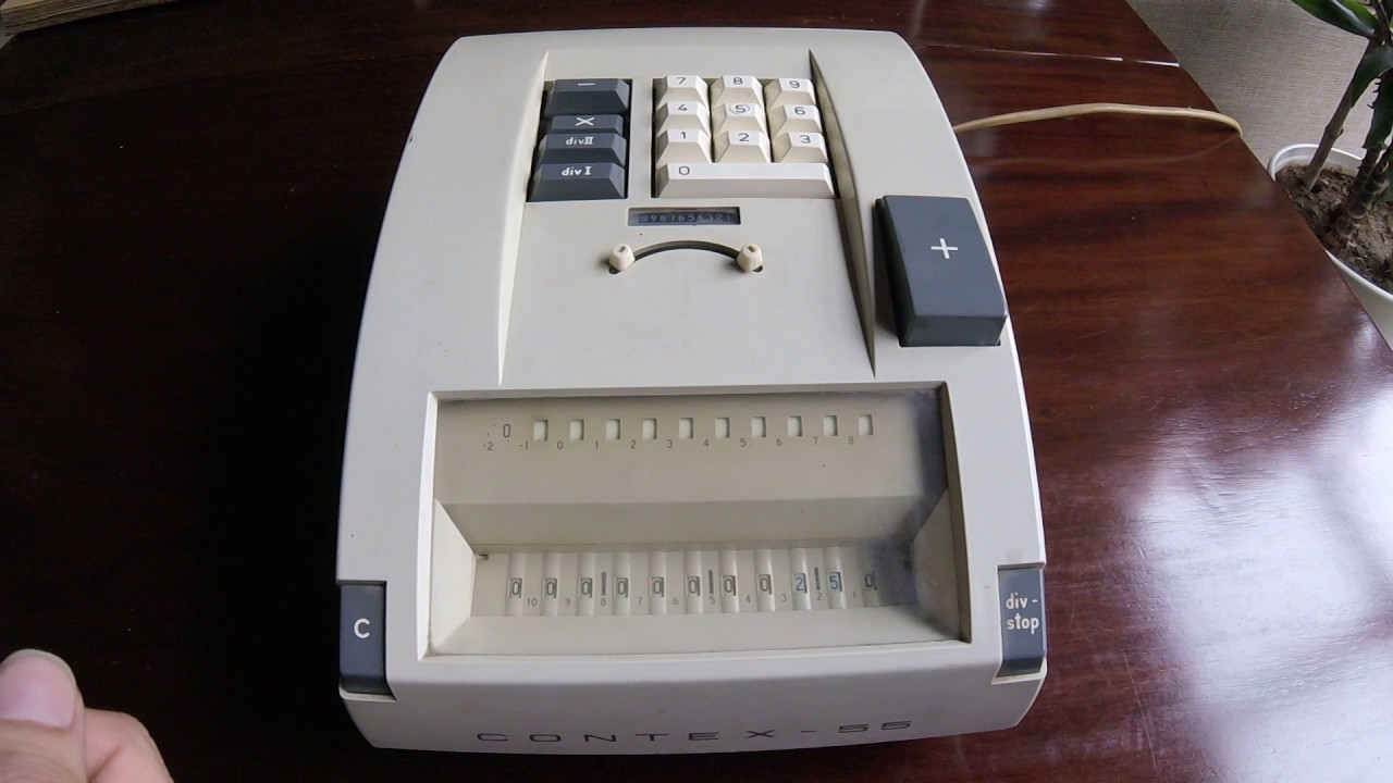 Bohn Contex 55 Electromechanical Calculator