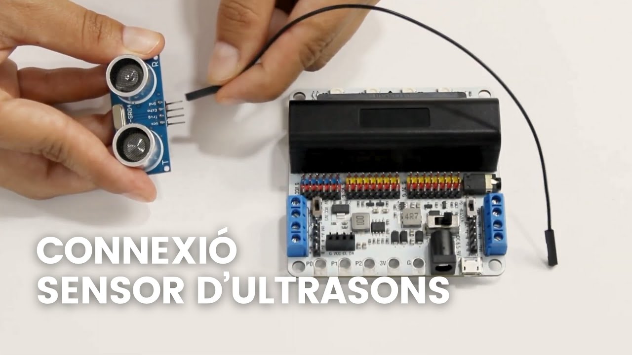 Sensor d&rsquo;ultrasons | micro:bit + micro:shield | Tutorial MakeCode