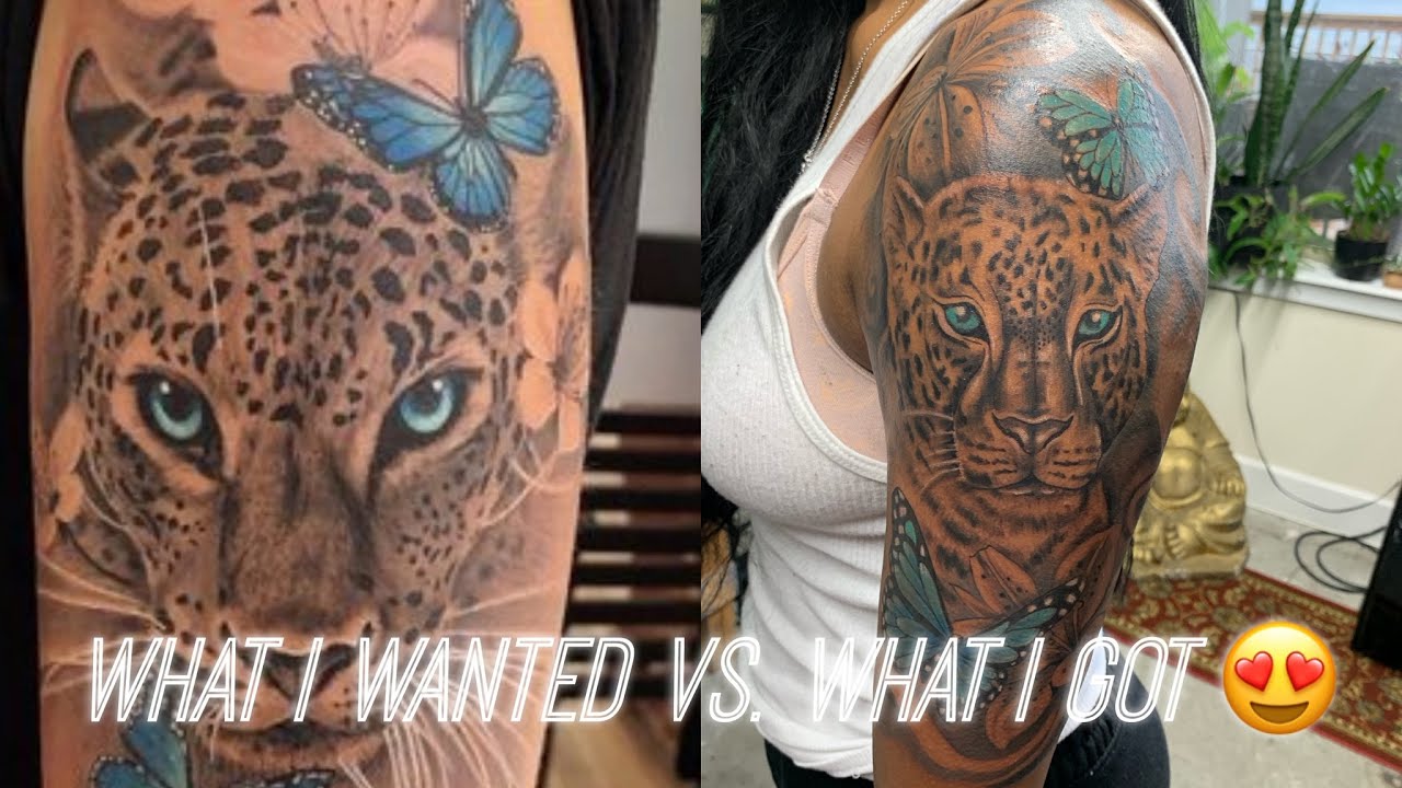 I CANT BELIEVE I GOT MY FIRST BIG TATTOO... i cried !