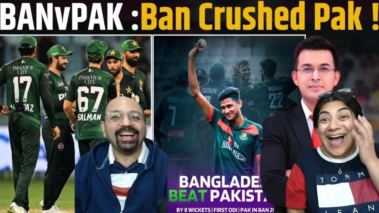 BAN vs PAK : Bangladesh Crush Pakistan by 8 Wickets in a Dominant ODI Win!