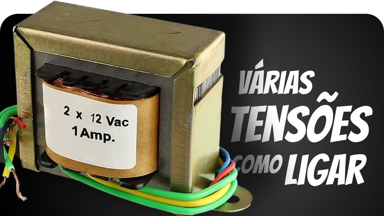 Como ligar um transformador de VÁRIOS FIOS (e várias tensões)