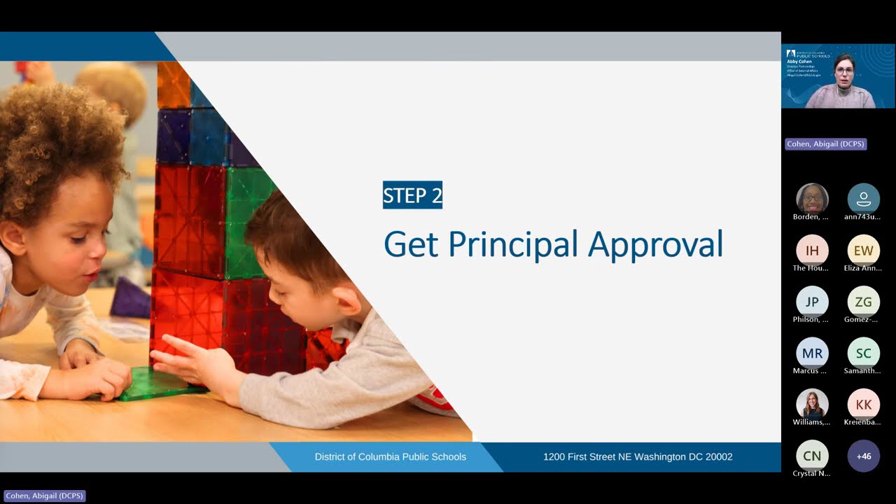 DCPS Summer 2026 Building Use Information Session