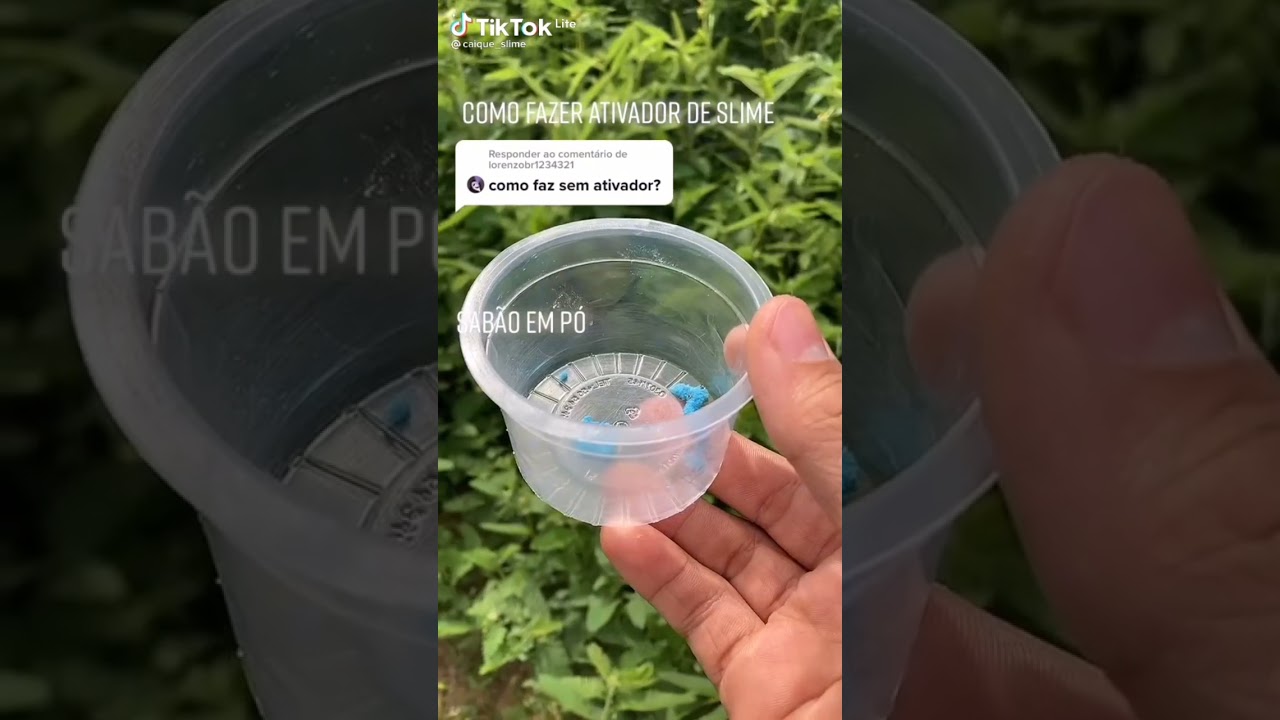 como fazer ativador de slime sem ativador