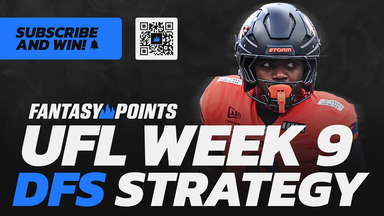 UFL DFS Week 9: Top Targets, Stacks, and Sleeper Picks