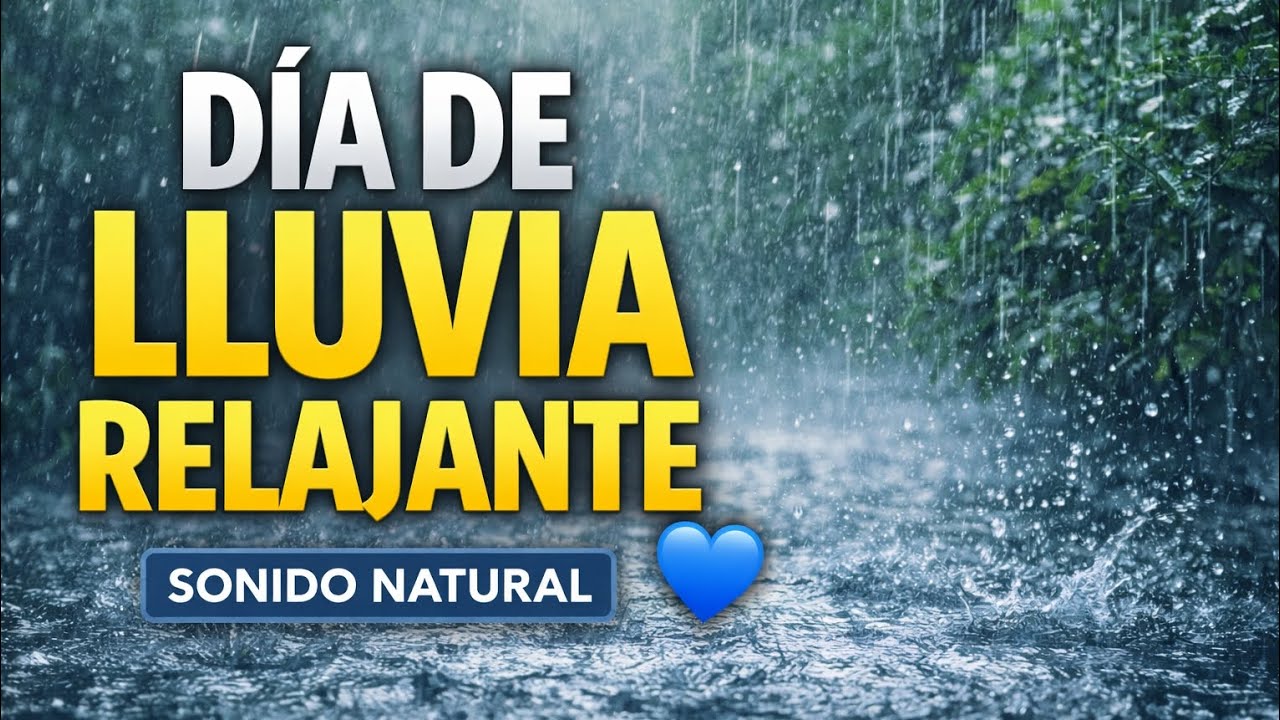 Día de Lluvia Relajante 🌧️ Sonido Natural para Dormir y Descansar