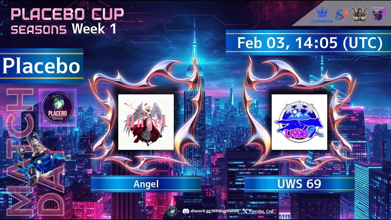 【クラクラ】Angel vs UWS69 🐹PLACEBO CUP S5 Week1 | clash of clans