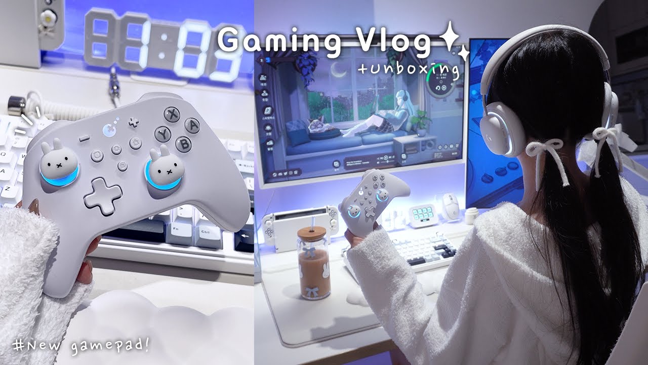 Game Vlog🎮 | My Gaming diaries🤍 new miffy goods | Spirit City Play🚀, Gulikit KK3 Controller Unboxing