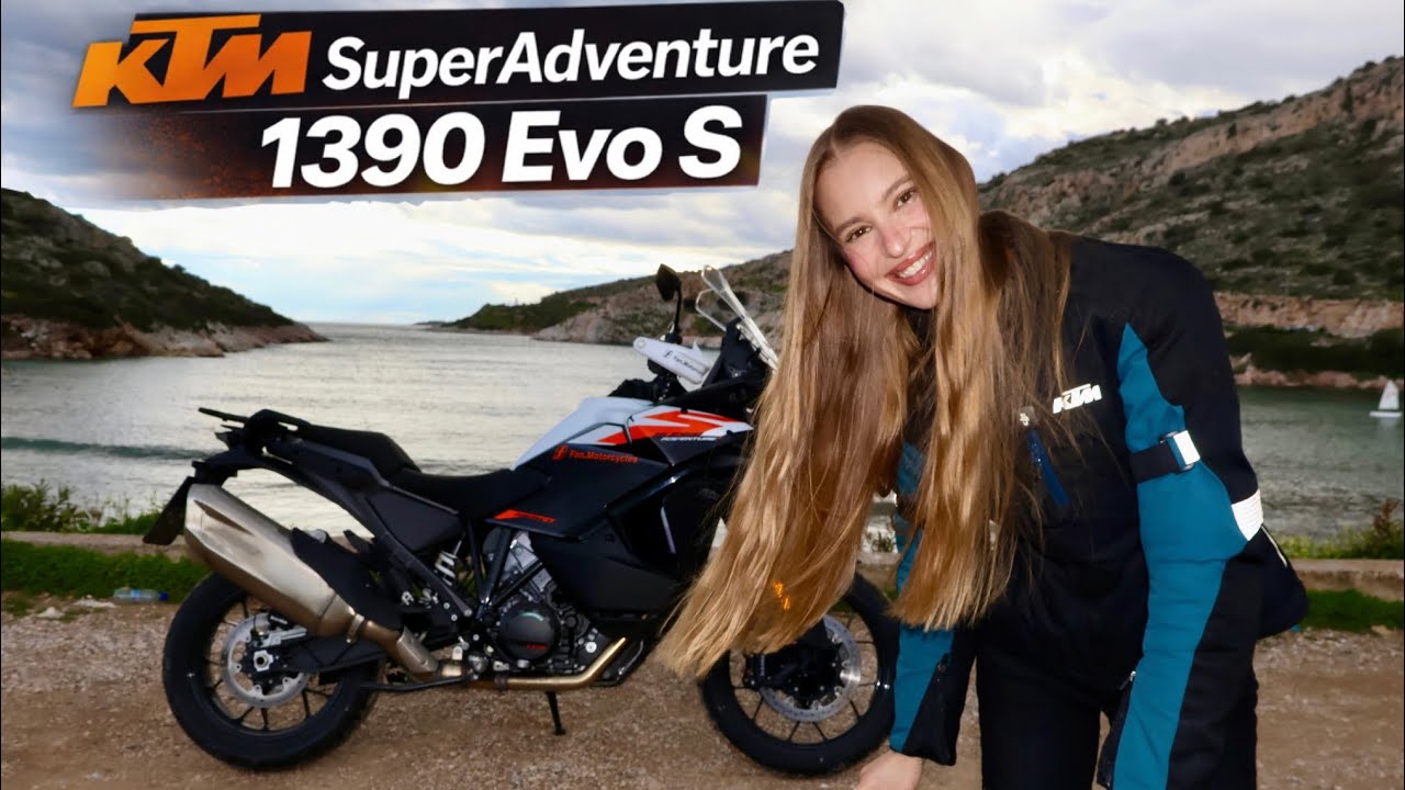 Обзор и тест-драйв KTM Super Adventure 1390 EVO S в Афинах.