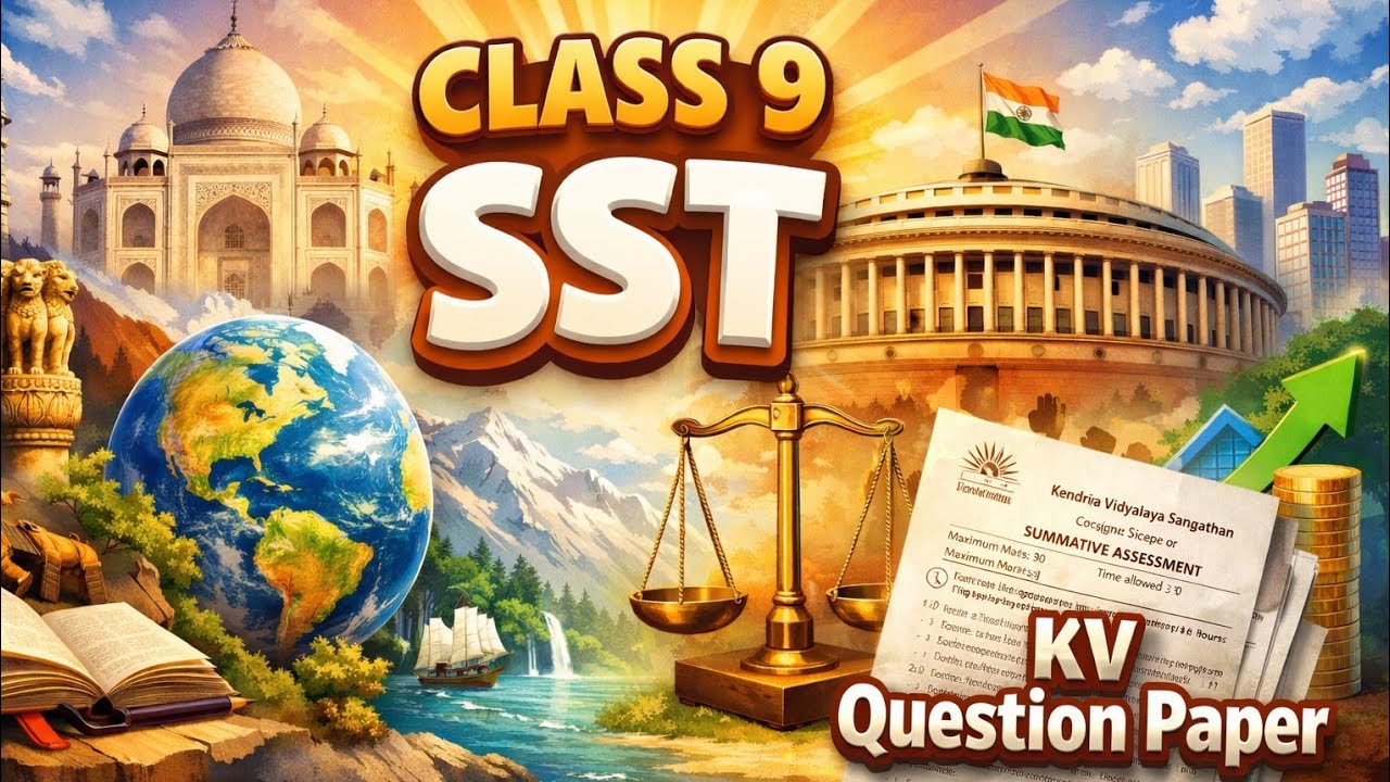 TClass 9th kv Questions paper | kv Important Questions paper | kendriya vidyalaya | Cbse