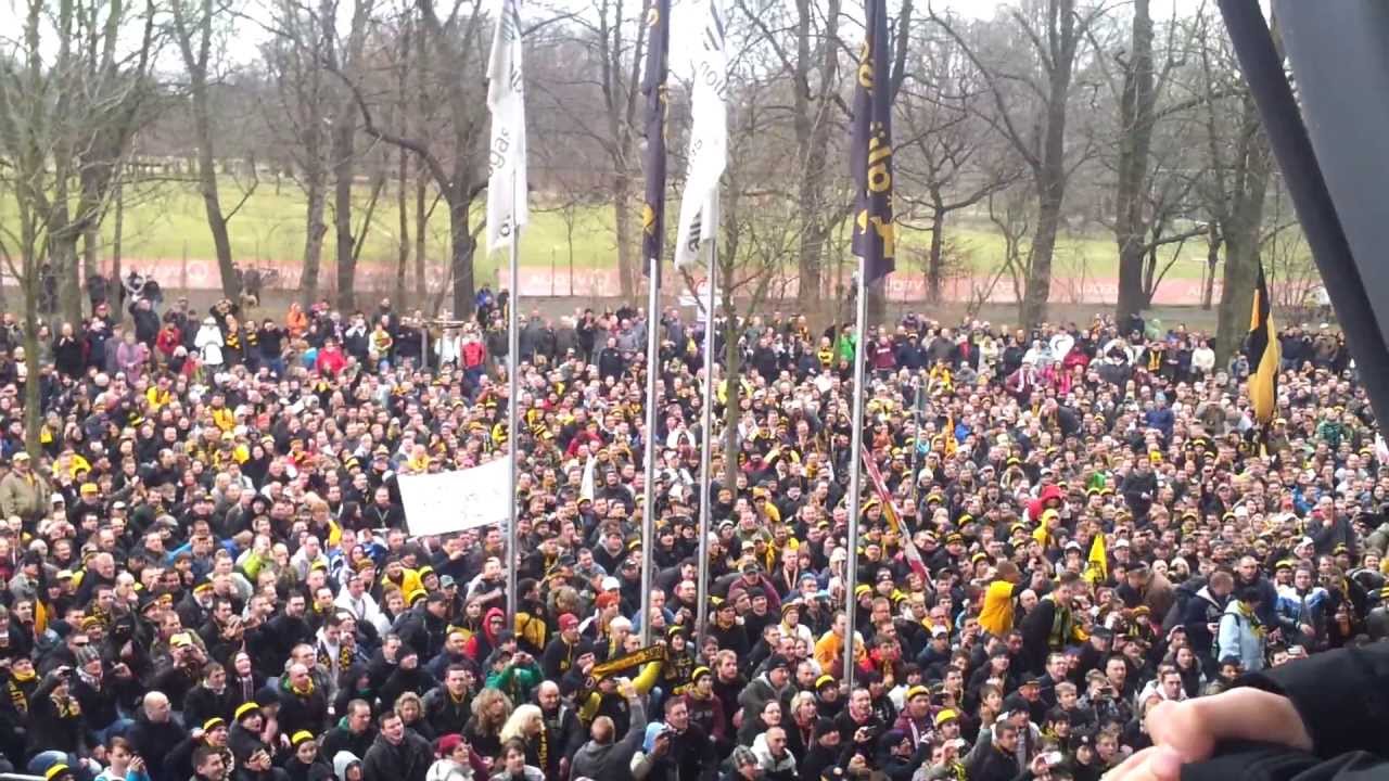 Dynamo Dresden UFFTA nach dem Geisterspiel (HD)