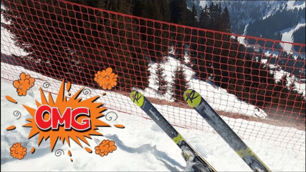 GoPro POV Ski Crash on Blue Tourmaline & Green Malachite | Flaine Grand Massif 2022 HD