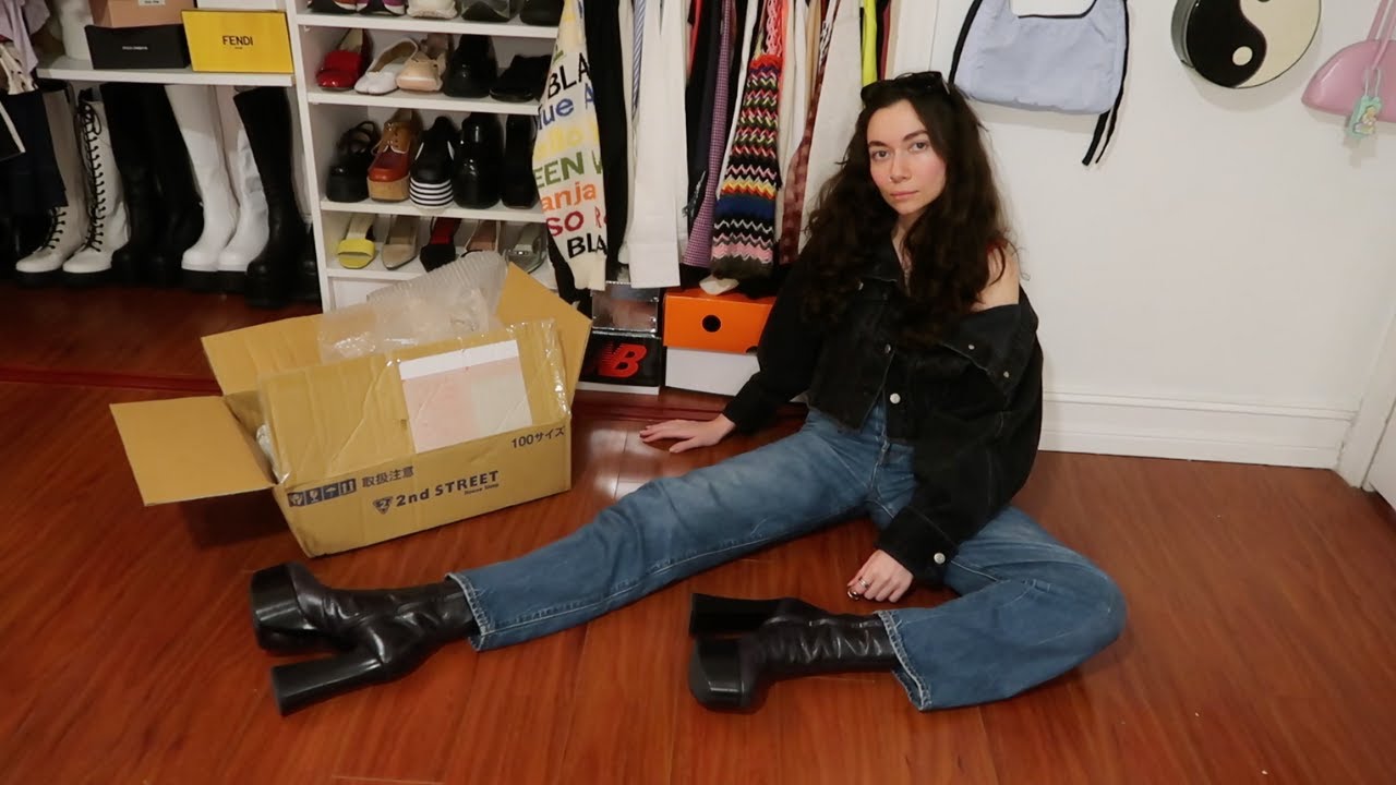 philosophy di lorenzo serafini platform ankle boots (unboxing & styling)