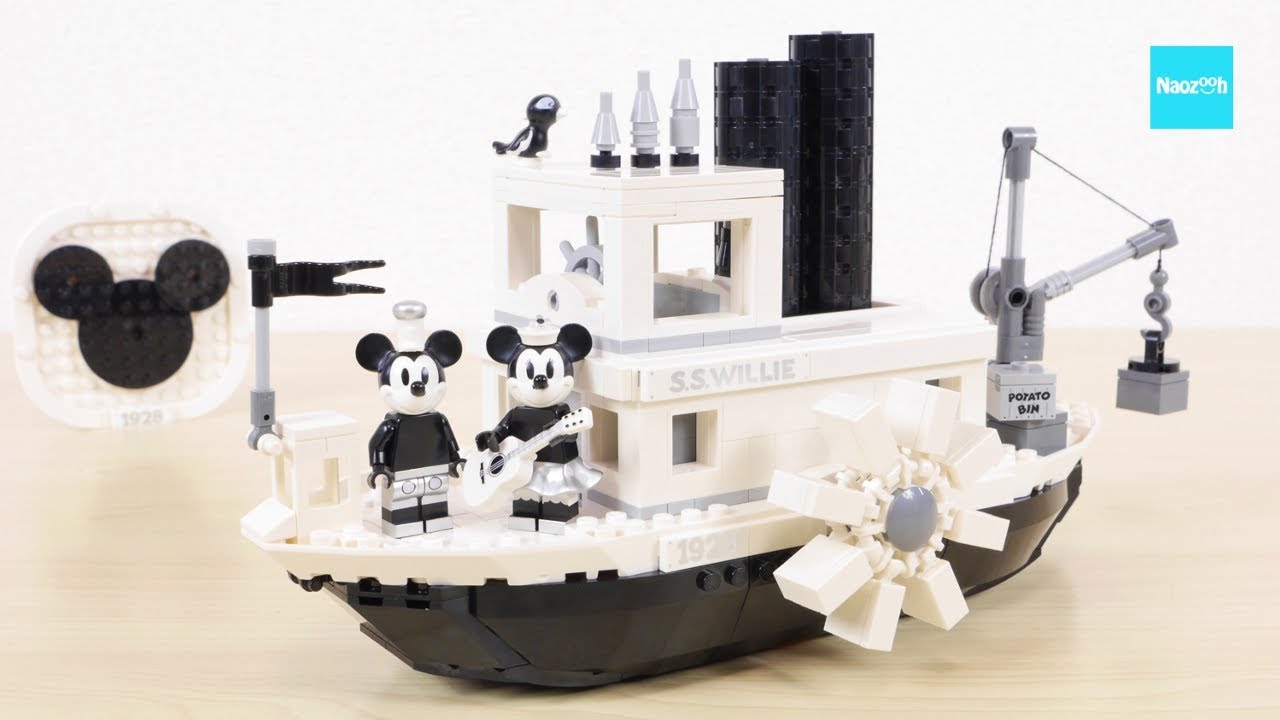 レゴ アイデア ディズニー 蒸気船ウィリー 21317　ミッキー ミニー ／  LEGO Ideas Steamboat Willie 21317 Disney