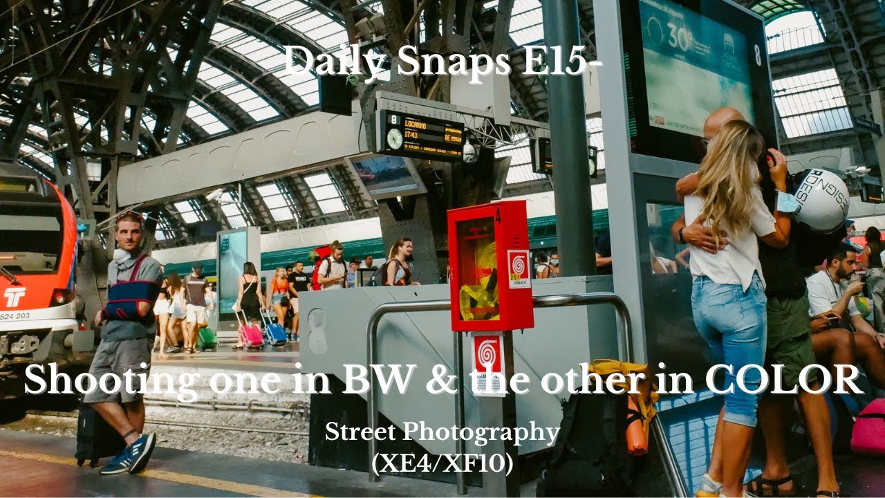 Daily Snaps E15- Shooting one in Color and the other in Black and White