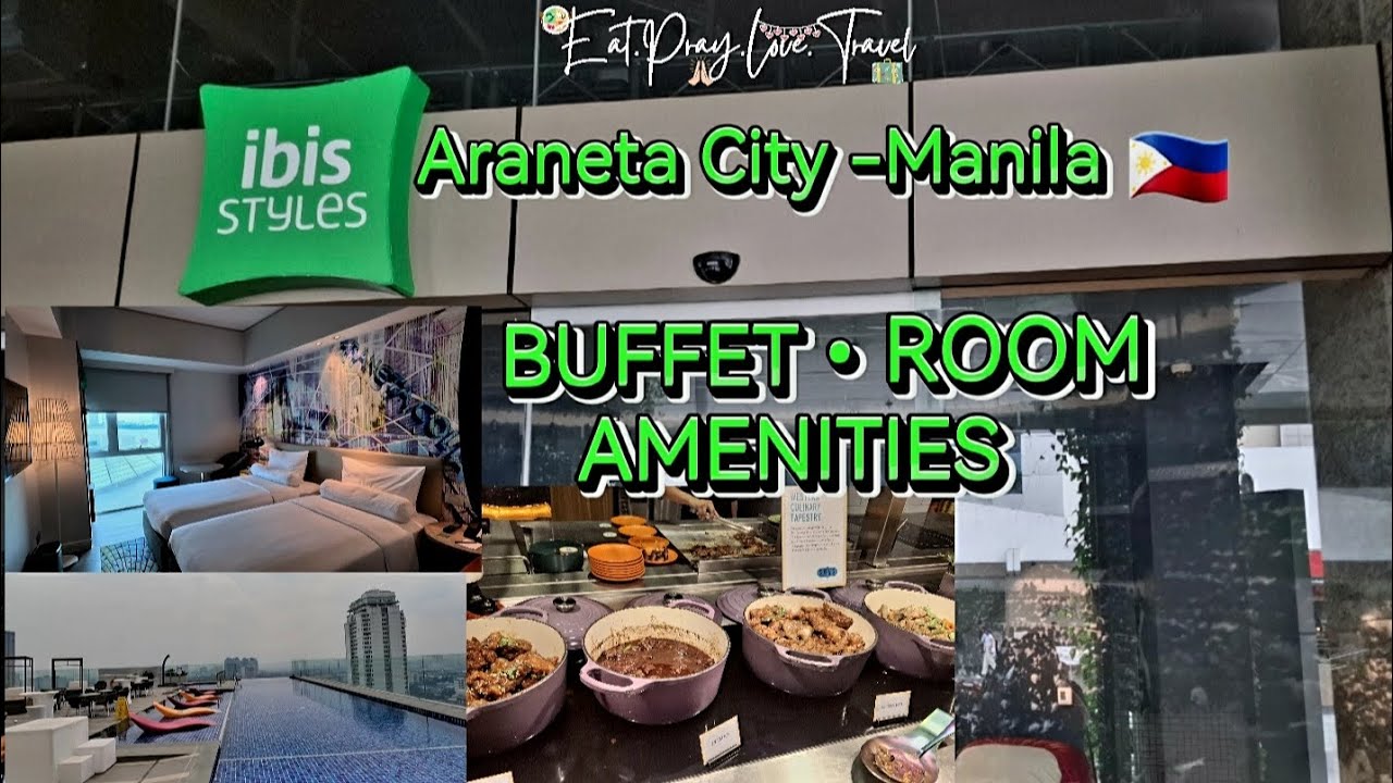 Ibis Styles Araneta City — шведский стол, номер и удобства | Доступный отель в Araneta Coliseum Q...
