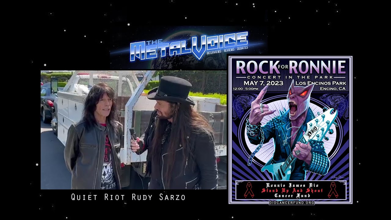 Rudy Sarzo Interview-Rock For Ronnie James Dio In the Park 2023, Quiet Riot Update-Ozzy Randy Rhoads
