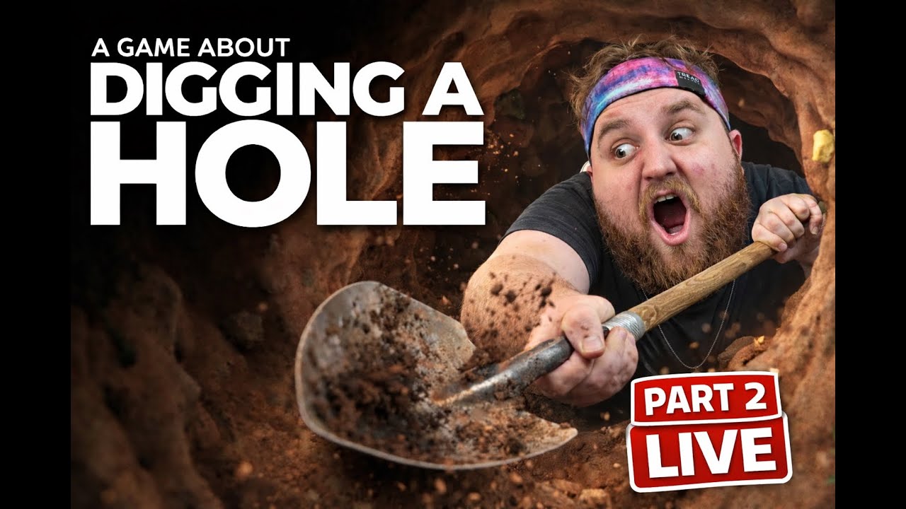 🔴WE MADE MUCHO PROGRESS!🔴A GAME ABOUT DIGGING A HOLE🔴100 SUB HOT CHIP!