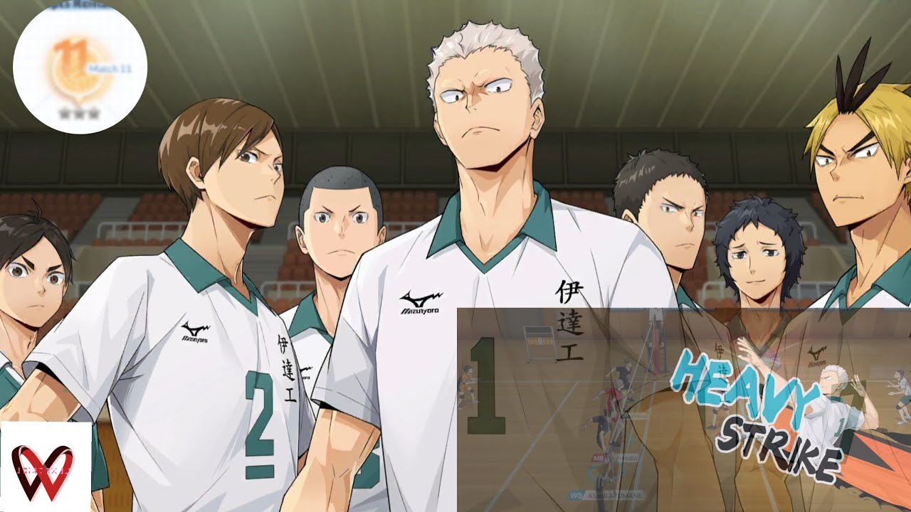 Haikyuu Mobile Game | Practice Mode vs Date Kogyo