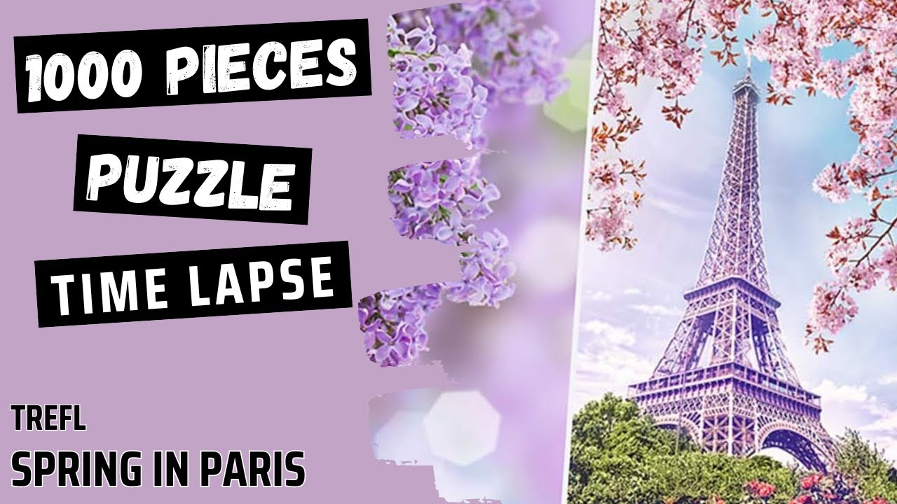 Spring in Paris 1000 Pieces | Trefl Puzzle | Time Lapse