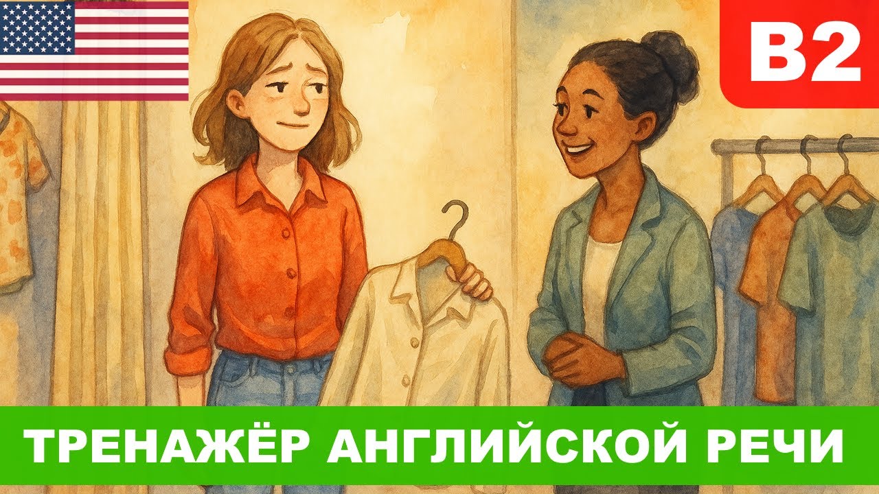 Английский фразами 🧩 | Софи идёт за покупками 👗 | Развиваем беглую речь 🚀