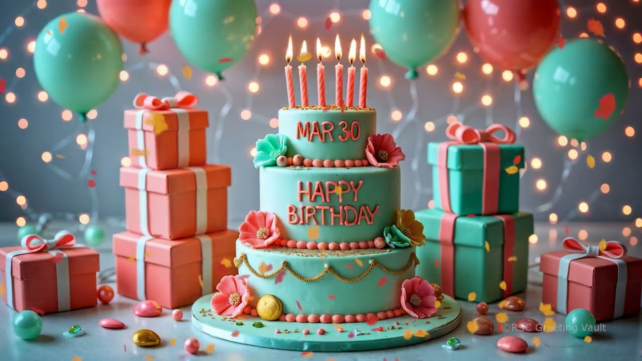 🎉 Celebrate March 30th Birthday with Love! 🎂 Heartfelt Wishes & Greetings 🎈
