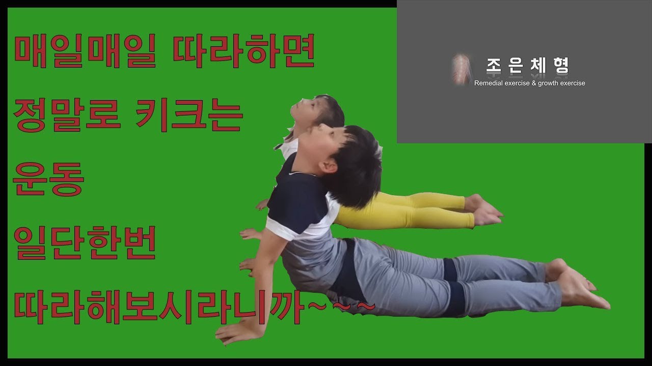 Growth movement.(성장운동,키크는운동)초강추!!!!무조건따라하면 최고의 키크는운동 자기전5분만 투자하세요.(1번영상)