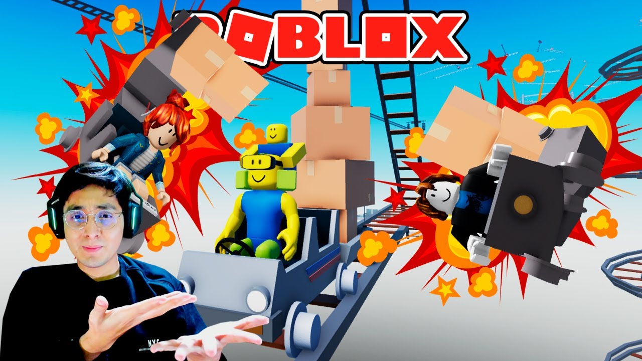 REPARTIMOS PAQUETES EN LA MONTAÑA RUSA DE LAS EXPLOSIONES | Cart Ride Delivery Service | JehxTp